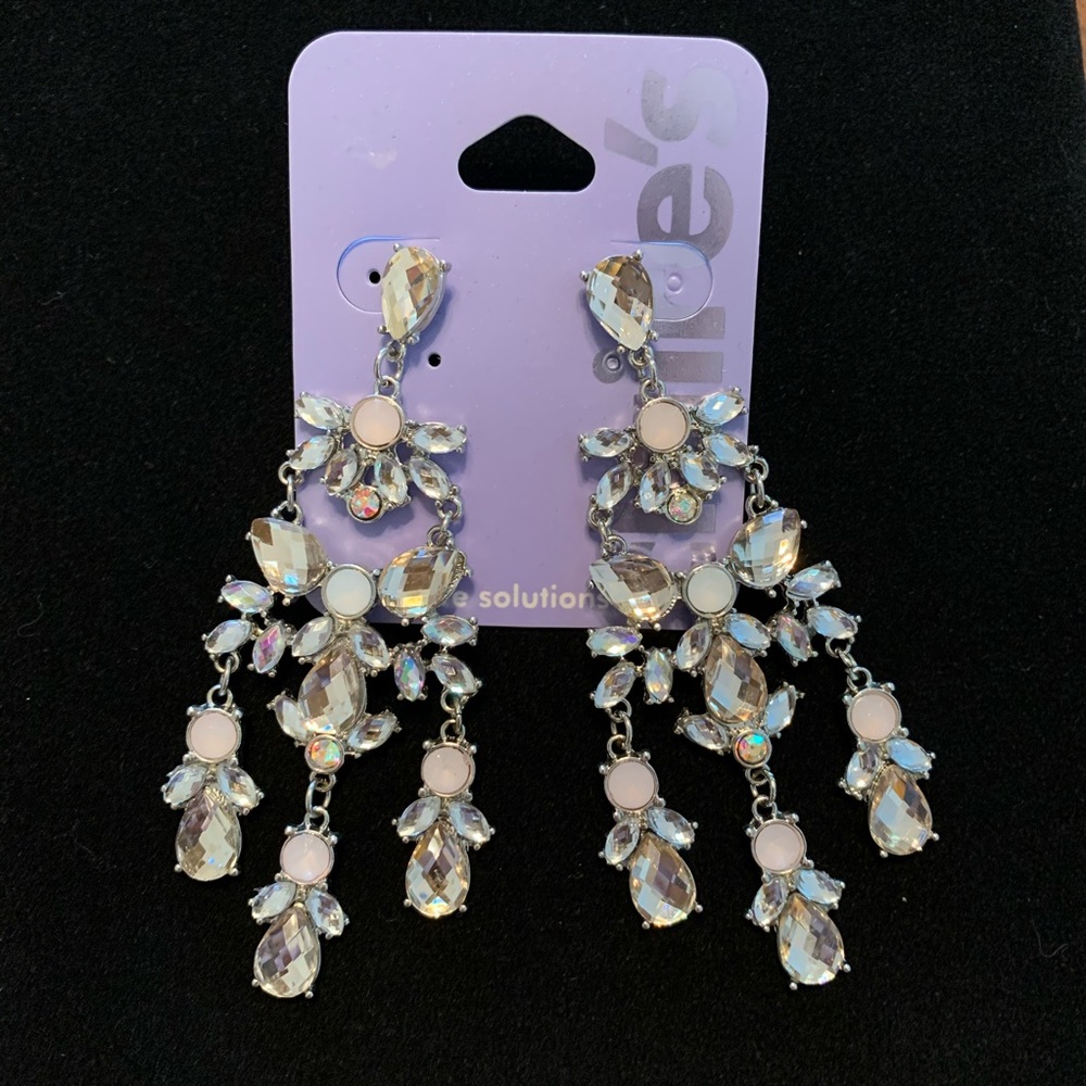 Rhinestone earrings